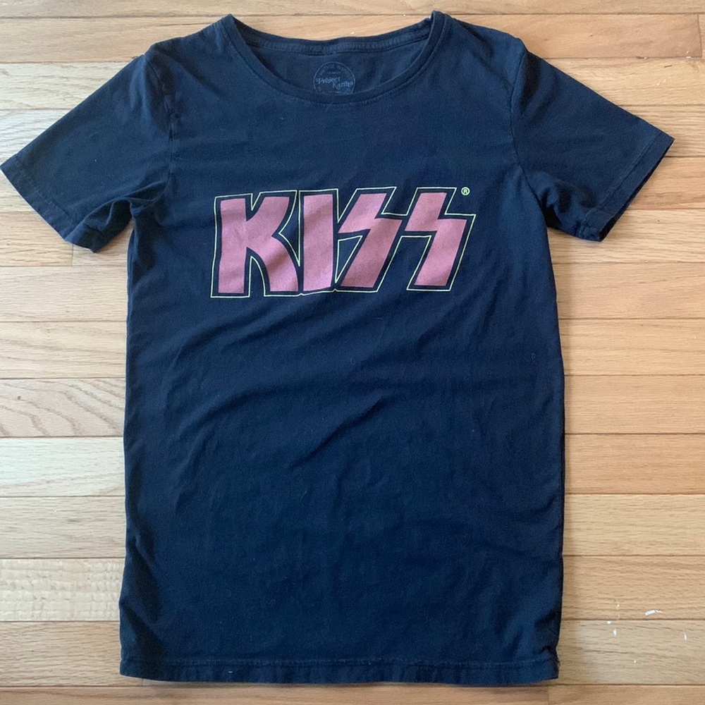 KISS Black Tee, S